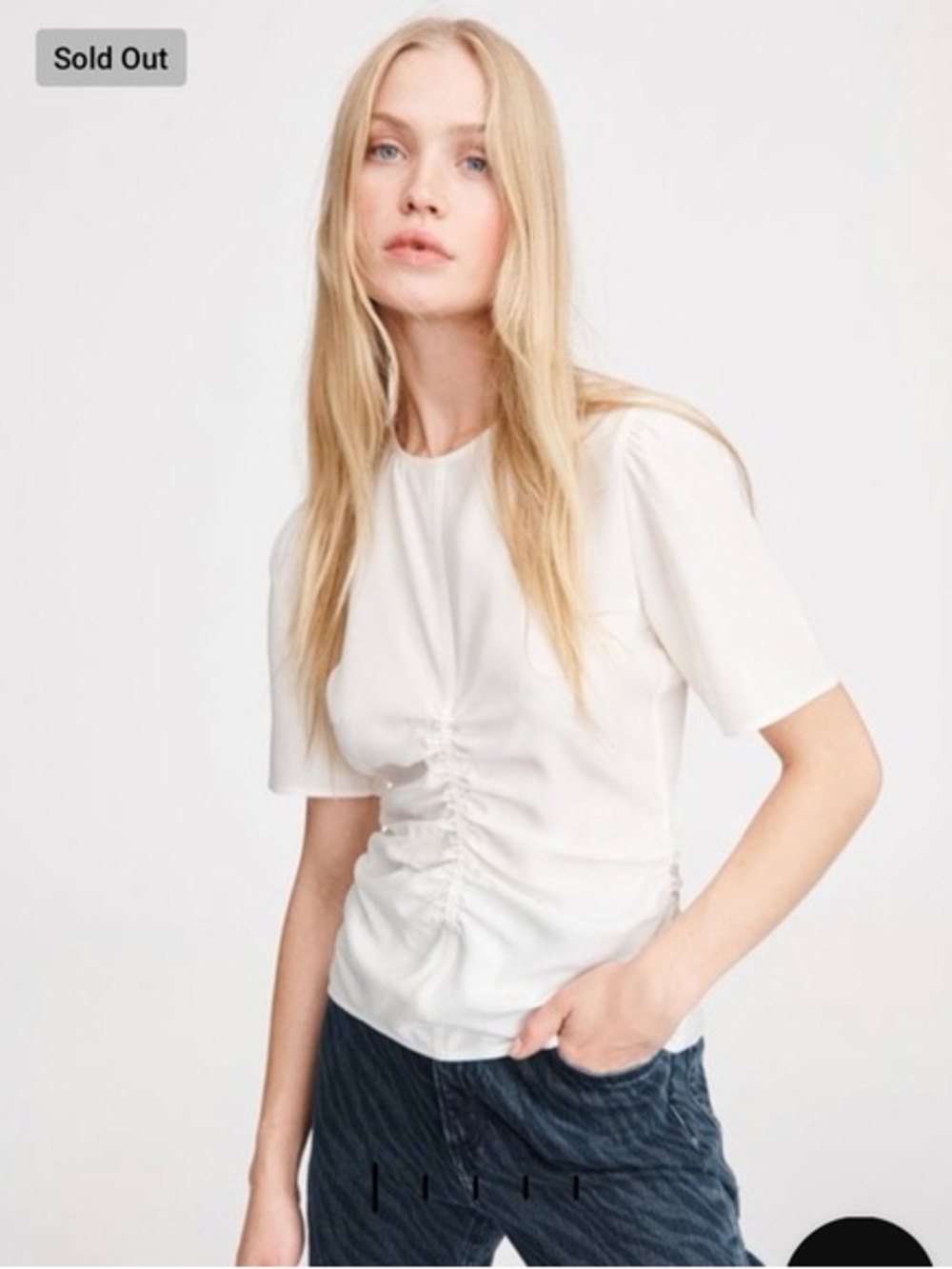 rag & bone 100% Silk Maris Blouse size 6